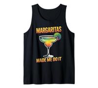 Margaritas Made Me Do It Tequila Lime Cocktail Tank Top
