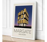 Margate Architecture Art Deco Canvas Wall Art Print 24x16 Inch