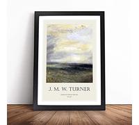 Margate From The Sea by Joseph-Mallord William Turner | Framed Wall Art Print | Modern Home Decor Picture | Ready to Hang Artwork for Living Room, Bedroom, Kitchen or Office | Multiple Sizes
