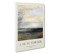 Margate from The Sea Joseph-Mallord William Turner Canvas Print | Gallery Wrapped 30mm Frame Wall Art | 30x20 inches | Ready to Hang | Coastal Seascape Picture | Living Room Bedroom Lounge Office