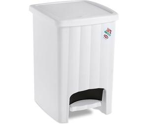 Margherita Pedal Dust Bin 20Lt White
