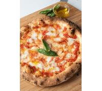 Margherita Pizza Kit for 2 Neapolitan- Artisan Dough, Pizza Sauce and Toppings for 2 Pizzas