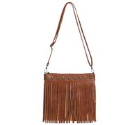 Marginal Handbags for Women - Wallet, Handbag | Classic Leather Tassels Leather Handbag Organizer with Strap for Christmas Holiday Birthday Accessories, brown, riferimento alla descrizione