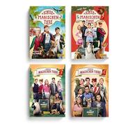 Margit Auer - Die Schule der magischen Tiere Bücher-Set Band 1-4 - Die offiziellen Bücher zu den beliebten Kinofilmen - Kinderbuch Bestseller - Abenteuer und Freundschaft - mit exklusivem Lesezeichen