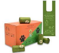 MARGO POP 540 Dog Poo Bags, Certified Compostable (EN 13432) Guaranteed 3kg Load Strength, Biodegradable, Extra Thick & Leak proof Tie Handle