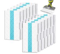 Margolongte 12-Pcs Disposable Replacement Pads Compatible with Shark VACMOP VM250 VM251 VM252 VM200 VM180 - Hard Floor Vacuum and Mop Refills
