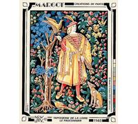 Margot de Paris Le Fauconnier Printed Tapestry Canvas, Multi-Colour, 0.6