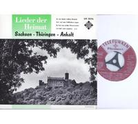 Margot Guilleaume / Horst Günter - Lieder der Heimat / Volkslieder aus Sachsen - Thüringen - Anhalt / An der Saale hellem Strande / Auf, auf zum fröhlichen Jagen / Es freit ein wilder Wassermann / Ich hab mich ergeben / Margot Guilleaume / Horst Günter / Madrigal-Chor der Staatlichen Hochschule für Musik, Köln, und Orchester / Dirigent: Ferdinand Schmitz / Bildhülle / TELEFUNKEN # UX 5026
