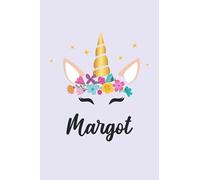 Margot: Personalized Name Notebook | Wide Ruled Paper Notebook Journal | For Teens Kids Students Girls| For Home School College | 6x9 inch 120pages