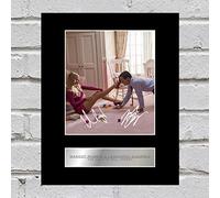 Margot Robbie and Leonardo Dicaprio Signed Mounted Photo Display The Wolf of Wall Street