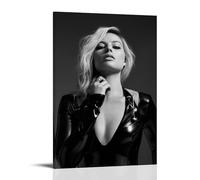 Margot Robbie Sunny Poster Wall Art Bedroom Prints Home Decor Hanging Picture Canvas Paintings Frame-style 16x24inch(40x60cm)