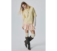 Margot SoftSpun Sweater Tee at Free People in Butter Yellow Melange, Size: Small - female