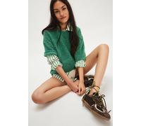 Margot SoftSpun Sweater Tee at Free People in Calla Green Melange, Size: Small - female