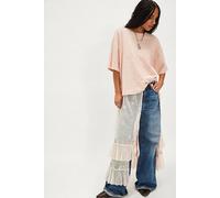 Margot SoftSpun Sweater Tee at Free People in Crystal Rose, Size: Medium - female
