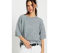 Margot SoftSpun Sweater Tee at Free People in Grey Heather, Size: Small - female