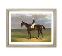 Margrave Horse By John Frederick Herring Classic Painting Framed Print | A3 Oak Framed Wall Art | Ready to Hang | Classic Animal Picture | Living Room Bedroom Lounge Office