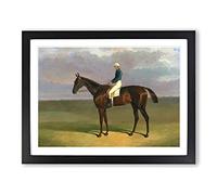 Margrave Horse By John Frederick Herring Classic Painting Framed Print | A4 Black Framed Wall Art | Ready to Hang | Classic Animal Picture | Living Room Bedroom Lounge Office