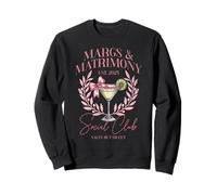 Margs and Matrimony Bachelorette Party Margarita Bach 2025 Sweatshirt