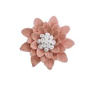 Marguerite, 2.76" Ceramic Flower Wall Art, Artificial Flower Wall Sculpture，Handcrafted 3D Hanging Porcelain Flowers,3D Wall Hanging Decor,Porcelain Flower Wall Décor for Home，Hallway，Kitchen，Office