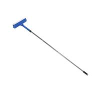 Marhynchus 10 Inch Paint Roller Kit with 4 Stainless Steel Extension Poles Splash Proof Design 2 Spare Brush Covers for Ceiling Walls Furniture Indoor Outdoor Painting (Blue)