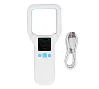 Marhynchus 134.2khz 125khz Chip ID Scanner Animal Tag Reader Supports EMID FDX B ISO11784 85 with 500 Tag Storage for Contactless Reading Clear Display