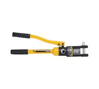 Marhynchus 16T Hydraulic Crimping Tool, 45 Steel Material, Efficient Cable Lug Crimper with 11 Dies for Tight Spaces