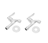 Marhynchus 2pcs Zinc Alloy Basin Chrome Faucet
