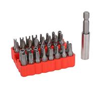 Marhynchus 33Pcs Security Screw Hex Bit Set, Chrome for Vanadium Steel, Ideal for Vehicle Computer Maintenance and Storage Solutions