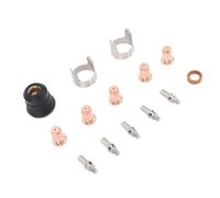 Marhynchus 50Pcs Tip Electrode Kit Cutter Gun Consumables Set Cutting Torch Accessories Brass Zinc Alloy Stainless Steel for CUT-55DS Pro CUT-65DS