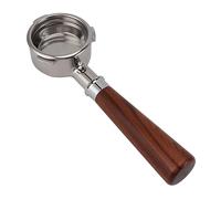 Marhynchus 58mm Bottomless Portafilter Coffee Filter Basket Portafilter 3 Ears Stainless Steel with Solid Wood Handle for Barsetto Coffee Machine (Type A1 Red Rosewood)