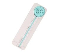 Marhynchus 6 in 1 Paper Cutter Craft Scrapbooking Tool with Straight Dotted Curved Scoring Wavy Pinking Edge Cuts for Photos Cards Coupons Vinyl Lightweight Fabrics