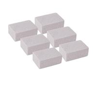 Marhynchus 6PCS Pool Pumice Stones, PVC Material Block for Water Scale Calcium Deposits Lime Smudge, with Long Lasting Performance, for Kitchen Sink Toilet Bowl Bathtub Shower (M)