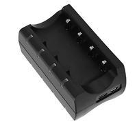 Marhynchus 8 Ports Battery Charger Fast Prevent Slip USB Rechargeable Batteries Charger for RCR123A 16340 16350 16360, 300mAh Output for Arlo Cameras, Green