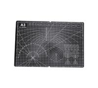 Marhynchus A3 Foldable Cutting Mat with Double Sided Grid | Double Sided Grid Lines, PP Material, Textured Non Slip Surface, Protects Desk Table, Foldable for Storage, 2-Pack