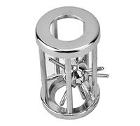 Marhynchus Alloy Puzzle Lock Buckle Intelligent Dog Toys Brain Teaser for Dogs with Smooth Surface Portable Stress Relief Toy for Adults Kids
