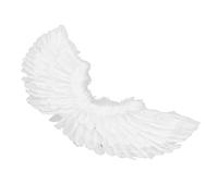 Marhynchus Angel Wing Set for Kids Adults Feather Wings Headband Wand Costume Accessories Halloween Christmas Party Cosplay Photo Props with Hair Hoop for Themed Events (Trumpet Angel Three Piece