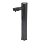 Marhynchus Automatic Sensor Faucet Hands Free Water Faucet Touchless Bathroom Sink with Built-in Filter and 2-Year Battery Life for Hygienic Wash Basin (Black Paint)