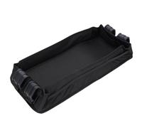 Marhynchus Baby Stroller Tray, Oxford Cloth Stroller Snack Tray with Cup Holder Area, 53 X 24cm, Toy and Snack Storage, Flexible Silicone Arm Gripper, for Toddlers Travel and Daily Walks