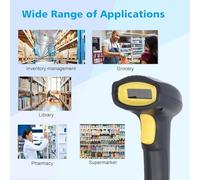 Marhynchus Barcode Scanner, Fast Accurate 1D 2D USB Wired Handheld Bar Code Reader with Wide Compatibility for Supermarket Retail Store Logistics Healthcare