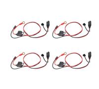 Marhynchus Battery Charger Wire Harness, Eyelet Terminal Cable 16AWG 22 Inch with 20A Blade for NOCO X Connect M10 3/8 Inch XL