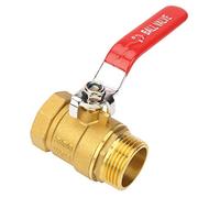 Marhynchus Brass Ball Valve, Male and Female Thread 1 DN25, with Level Handle for Easy Visual Confirmation, for Water Shutoff and Control Applications