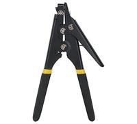 Marhynchus Cable Tie Tensioning Tool Cable Tie Gun Adjustable Tension for 2.3-9.5mm Nylon Zip Ties with Flat Cutting Iron Construction Hand Tool for Power Work Building Construction (Black)