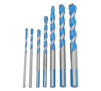 Marhynchus Carburo -Drill -Best Blue Coating Spiral Set in the Form of Ceramic Concrete on the Walls Wood Shaft Bits for High Efficiency, 7 pcs.
