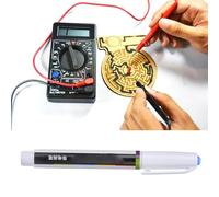 Marhynchus Conductive Pen Golden Ink, Highly Fluid, Excellent Conductivity, Circuit Repair Draw Keyboard Circuit Board, for Welding Accessories, Graffiti, E-cards