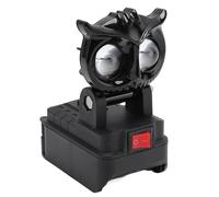 Marhynchus Cordless LED Work Light, Aluminum Alloy, 180 Degree Rotatable, High Brightness LED, 2 USB Ports, Ideal for Workshop and Garage Use