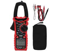 Marhynchus Digital Clamp Meter AC DC Voltage Current Tester with Data Hold and Backlight 2 Line LCD Display Clamp for Automotive Home Industrial Electrical Troubleshooting (HT206B)