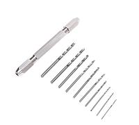 Marhynchus Double Hand Drill, Resistant, Durable with -bit for Electronic Assembly, Tools Production and Production of Manual Tools Models