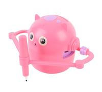 Marhynchus Drawing Robot for Kids Interactive Educational Drawing Robot Magic Painting Toy with 100 Word Cards 16 Color Pens for Girls and Boys Age (Pink)