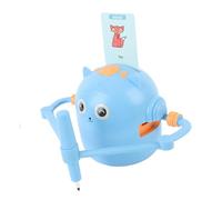 Marhynchus Drawing Robot for Kids Interactive Educational Drawing Robot Magic Painting Toy with 100 Word Cards 16 Color Pens for Girls and Boys Age (Sky Blue)