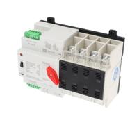 Marhynchus Dual Power Automatic Transfer Switch 4P 100A Automatic Conversion Switch AC400V 50Hz PC Grade 50kA Short Circuit With 2 Relay Outputs for Power Distribution Backup